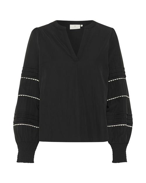 Kaffe Bluse ' '  sort / hvid