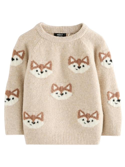 Next Pullover  beige / brun / sort / offwhite