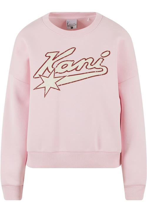 Karl Kani Sweatshirt 'Varsity Star'  creme / lyserød / rød