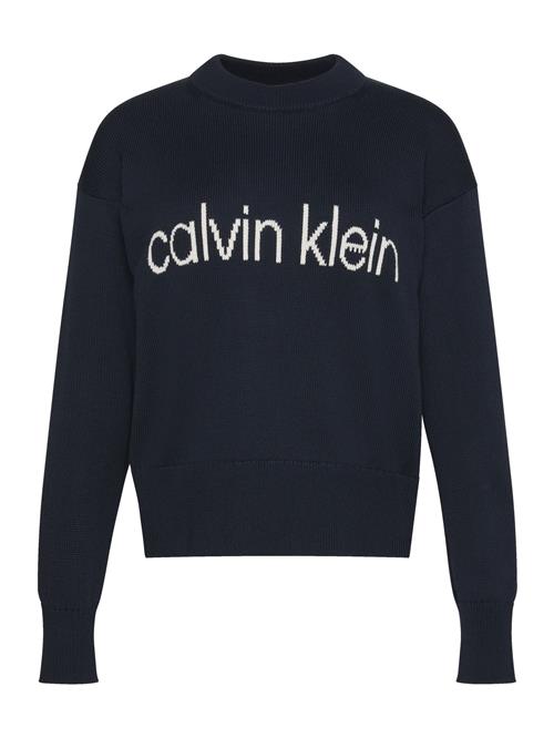 Calvin Klein Jeans Pullover  navy / hvid