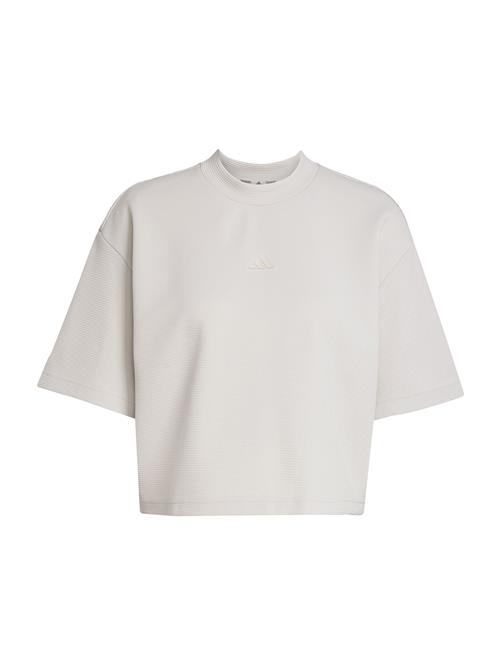 ADIDAS PERFORMANCE Funktionsbluse 'Yoga Motion Waffle'  naturhvid