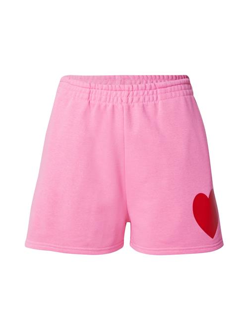 miss goodlife Bukser 'Amour Paris'  lys pink / blodrød
