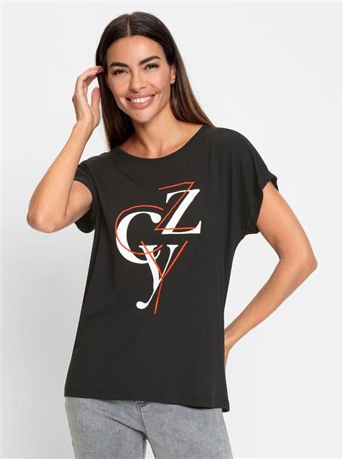 heine Shirts  rød / sort / hvid