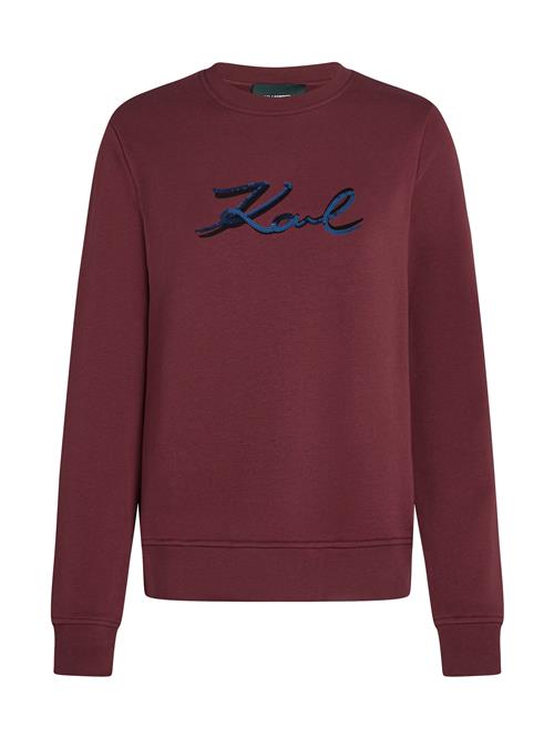 Karl Lagerfeld Sweatshirt  navy / vinrød