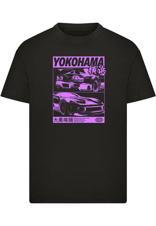 Mister Tee Shirts 'Yokohama Race'  lilla / sort