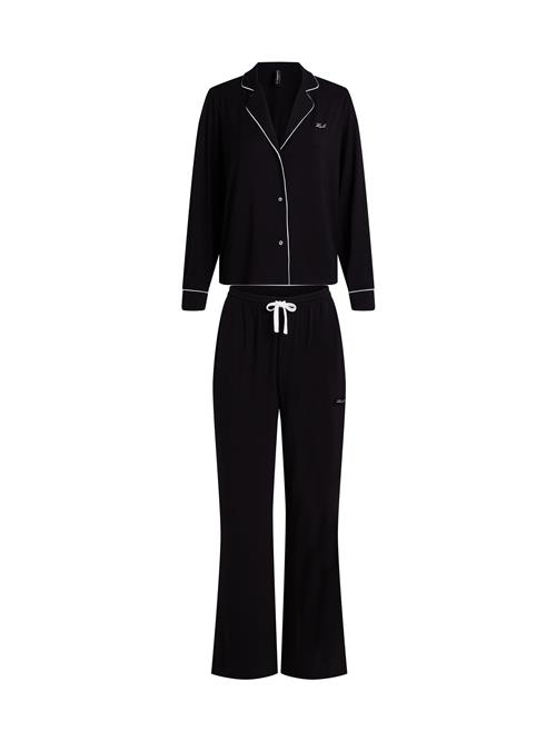 Karl Lagerfeld Pyjamas  sort / hvid