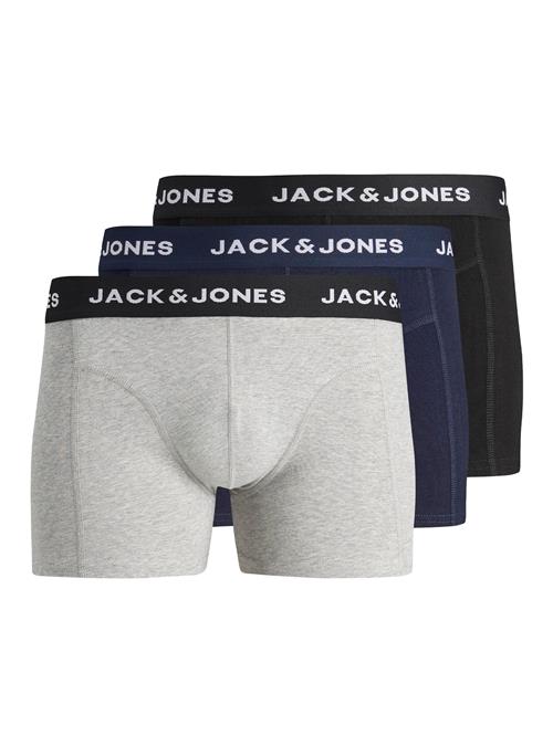 JACK & JONES Boksershorts  mørkeblå / grå-meleret / sort / hvid
