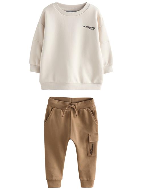 Next Joggingdragt  camel / offwhite