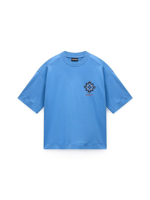 NAPAPIJRI Shirts 'S-Irto'  blå / mørkeblå / rød / hvid