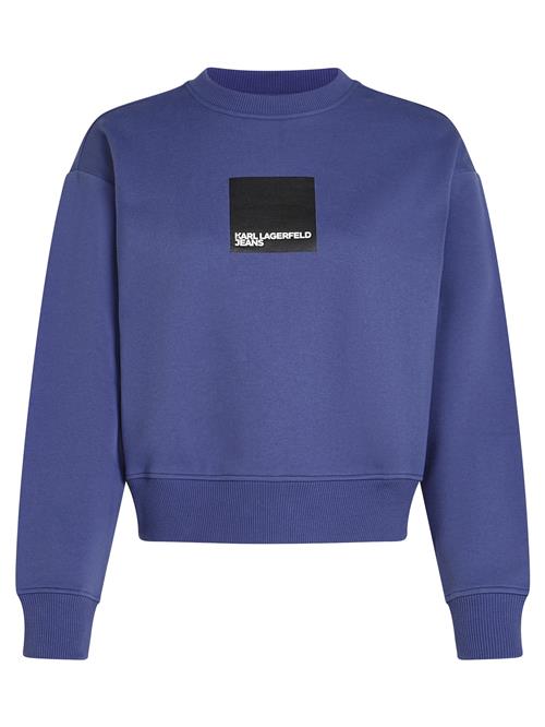 KARL LAGERFELD JEANS Sweatshirt  ensian / sort / hvid