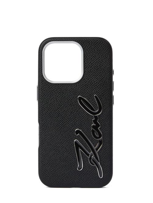 Karl Lagerfeld Smartphone-etui 'iPhone 16 Pro'  sort