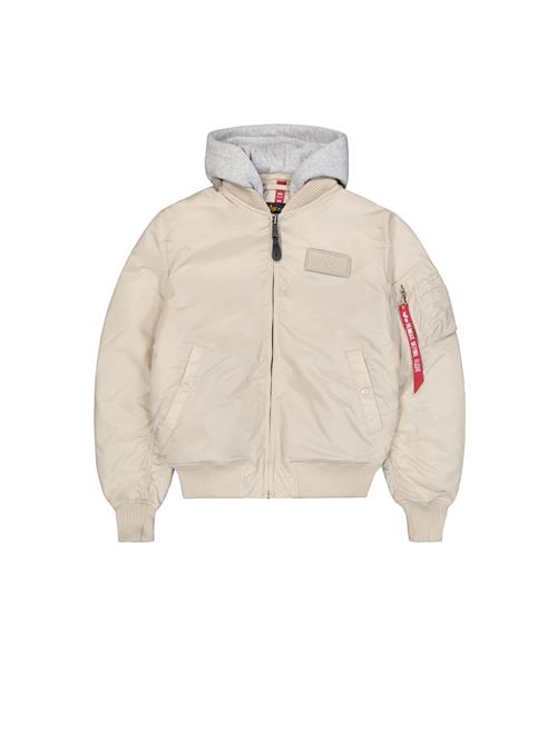 ALPHA INDUSTRIES Overgangsjakke  beige / grå / rød / hvid