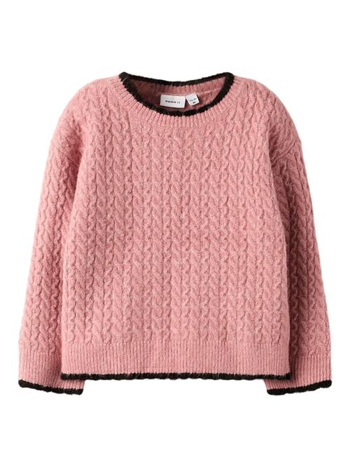 NAME IT Pullover  pitaya / sort