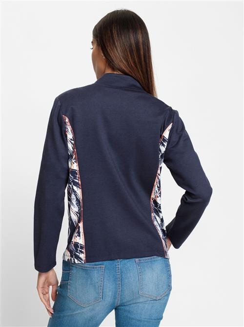 heine Overgangsjakke  marin / orange / hvid