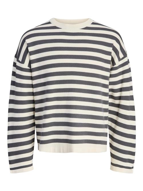 JACK & JONES Pullover  grå / hvid