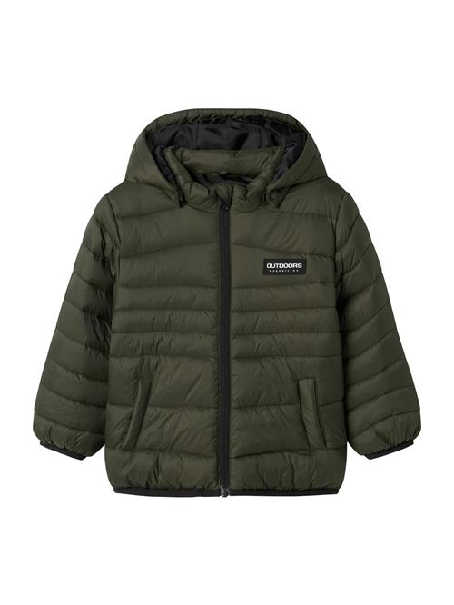 NAME IT Overgangsjakke 'NMMMarble'  oliven