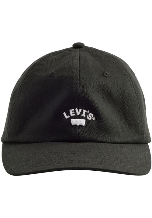 LEVI'S ® Hætte 'Lazy Girl Logo Cap'  sort / hvid