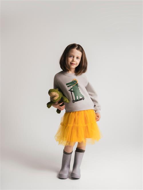 SATURNDAY Kjole 'Krokodil Scooter'  sennep