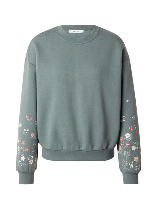 ABOUT YOU Sweatshirt 'Gitta'  ecru / siv / lyseorange / knaldrød