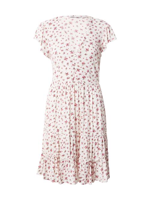 ONLY Kjole 'ONLCLAUDETTE'  grøn / rød / hvid