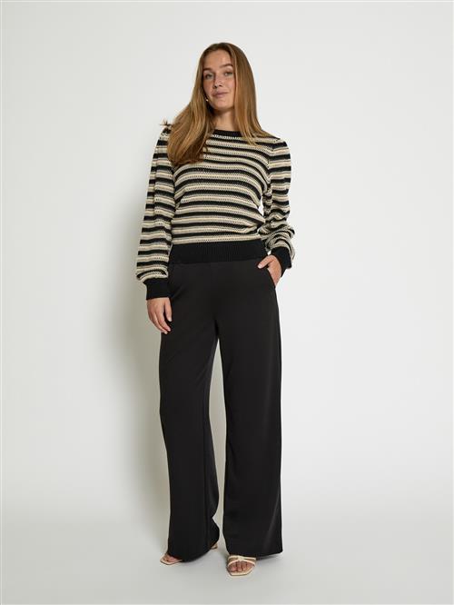 minus Pullover 'Sofie'  creme / sort