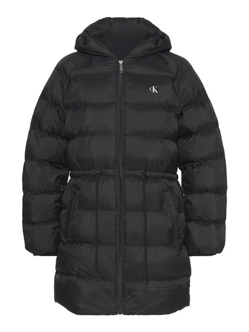 Calvin Klein Jeans Vinterfrakke  sort / hvid