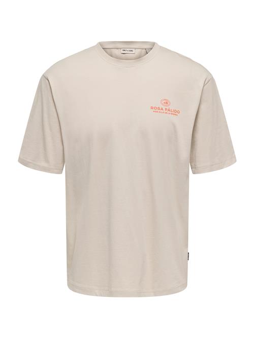 Only & Sons Bluser & t-shirts 'ONSFrank'  creme / greige / grøn / rød