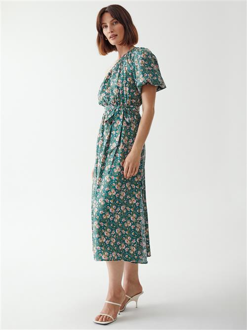 Willa Kjole 'Aveline'  gul / petroleum / lyserød / hvid