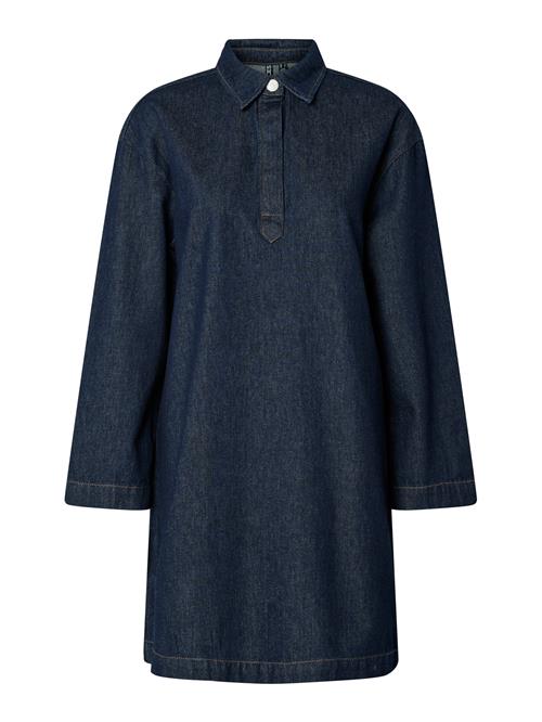 PIECES Blusekjole 'PCKenya'  mørkeblå