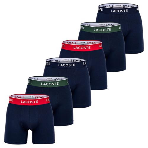 LACOSTE Boksershorts  grøn / rød / sort / hvid