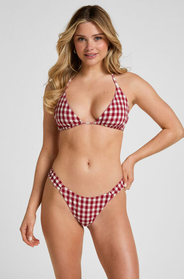 Hunkemöller Highleg Bikinibund Amalfi Rød