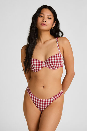 Hunkemöller Highleg Bikinibund Amalfi Rød