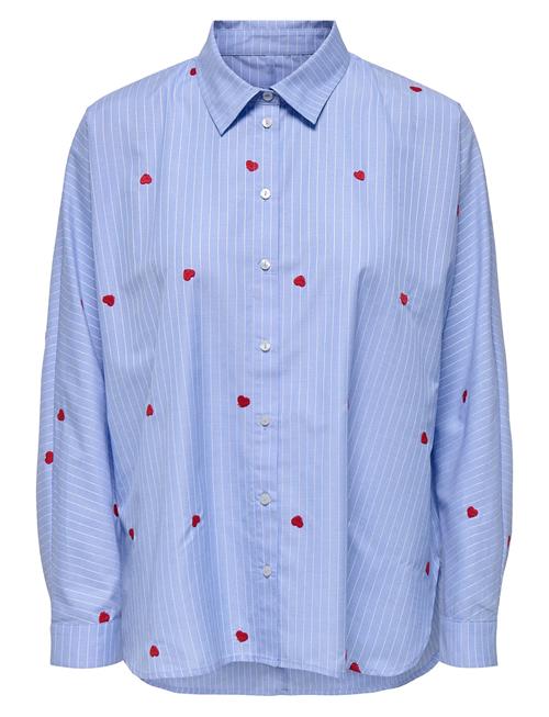 ONLY | Onlnew Lina Grace Str Emb Shirt Noos Wvn | L