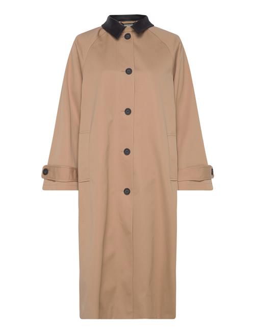 GANT | Leather Collar Car Coat | L