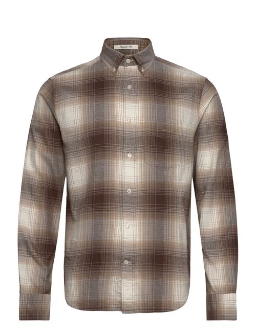 Gant | Reg Ut Shadow Check Flannel Shirt | M