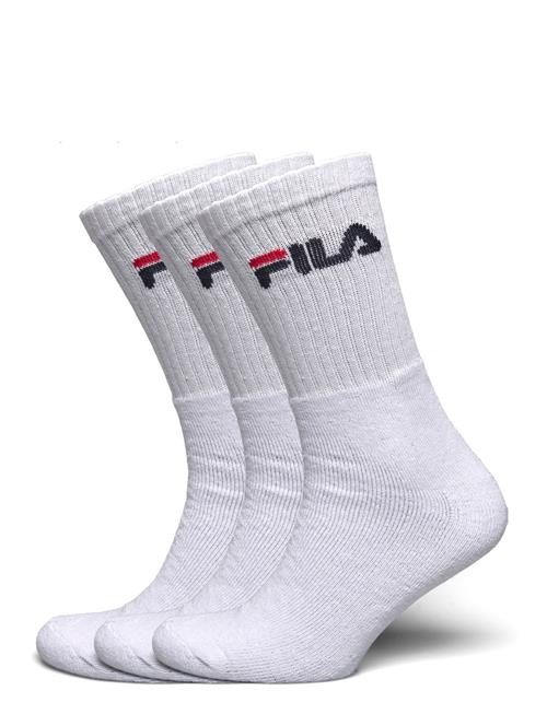 FILA Socks | Fila 3Pk Tennis Crew Logo Terry Soc | 43-46