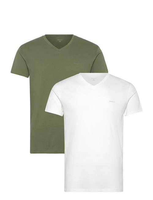 Se GANT | 2-Pack V-Neck T-Shirts | XXL hos Booztlet