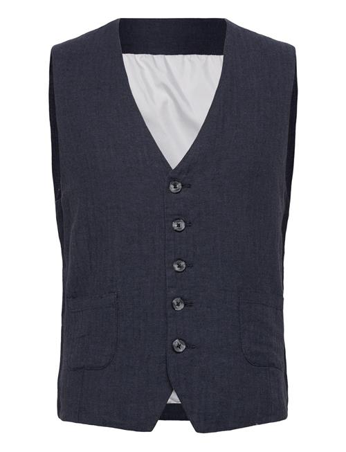 Lindbergh | Cotton Linen Waistcoat | S
