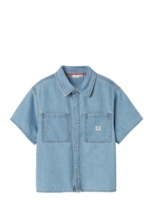 name it | Nkmfelix Ss Dnm Shirt 3950-Ky H | 164