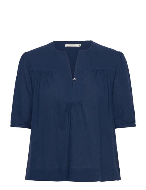 Scotch & Soda | Printed Short Sleeve Top | 36