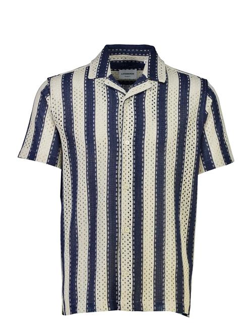 Lindbergh | Bold Striped Resort Shirt S/S | L