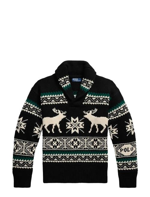 Polo Ralph Lauren | Wool-Blend Elk-Graphic Sweater | XXL