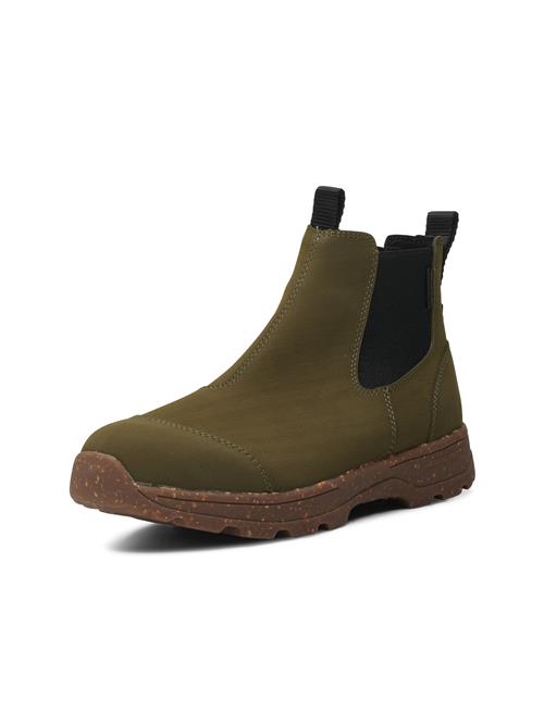 WODEN Chelsea Boots  mørkegrøn / sort