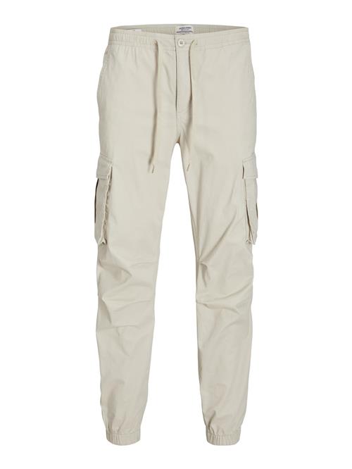 JACK & JONES Cargobukser 'JPSTKANE JJNOAH'  creme