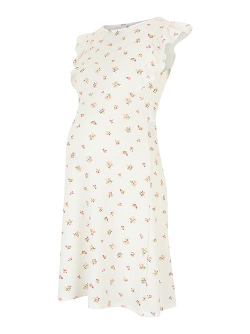 MAMALICIOUS Sommerkjole 'MLEVELINE'  lysebeige / pastelgul / oliven / pitaya