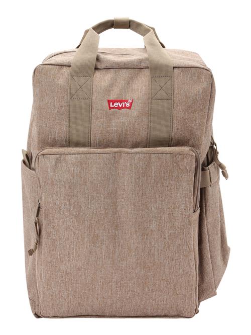 LEVI'S ® Rygsæk 'Large L-Pack Backpack'  grå / blodrød / hvid