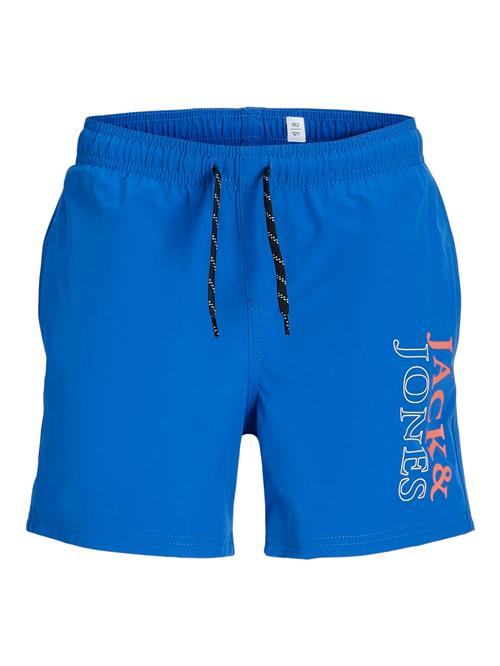 Jack & Jones Junior Badeshorts 'JPSTMaui'  blå / royalblå / rød