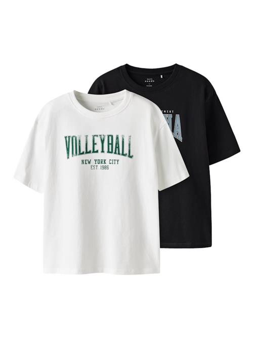 NAME IT Shirts 'NKMVALIX'  opal / gran / sort / hvid