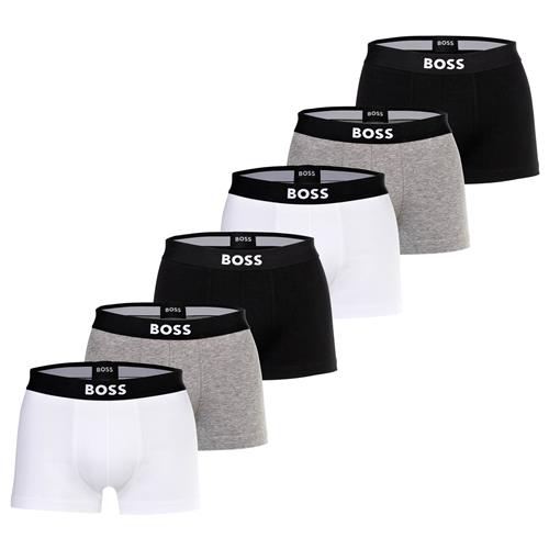 BOSS Boksershorts  grå-meleret / sort / hvid