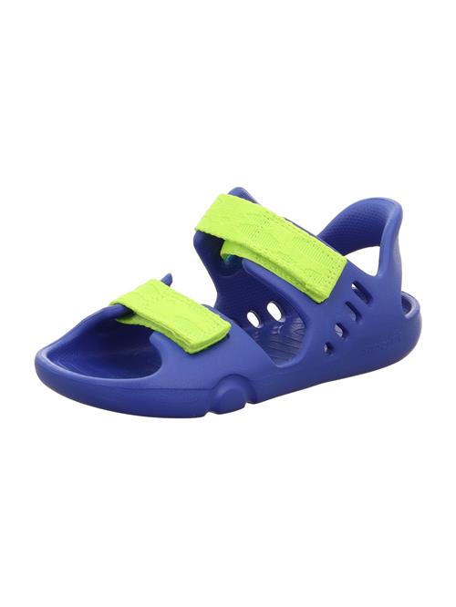 Se SUPERFIT Åbne sko 'SPLASH-S'  royalblå / æble hos About You